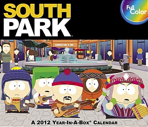 2012 South Park Year-In -A Box Calendar (Calendar, Pag)