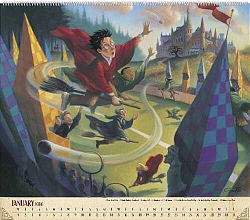 2014 Harry Potter Poster Wall Calendar (Calendar, Wal)