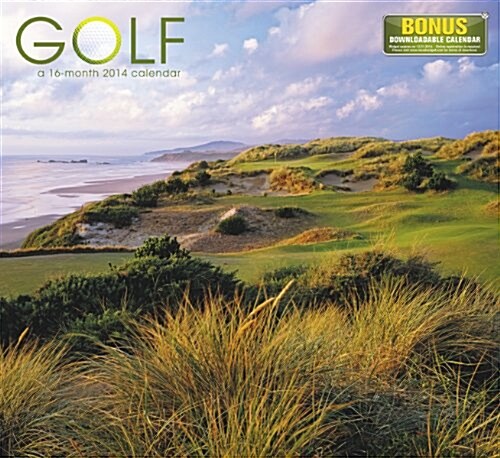 2014 Golf Wall Calendar (Calendar, 16m Wal)