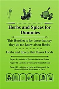 Herbs and Spices for Dummies (Paperback)