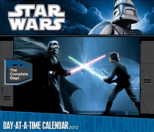 Star Wars - The Saga 2012 Day At A Time Box Calendar (Calendar, Pag)