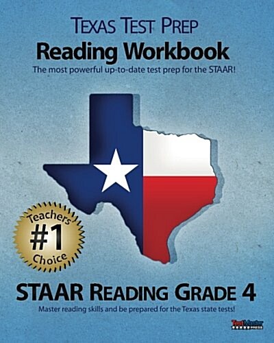 Texas Test Prep Reading Workbook, Staar Reading Grade 4 (Paperback)
