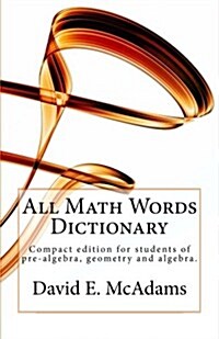 All Math Words Dictionary (Paperback)