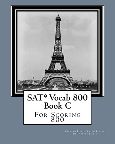 SAT* Vocab 800 Book C: For Scoring 800 (Paperback)