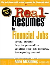 Real Resumes for Financial Jobs (Paperback)