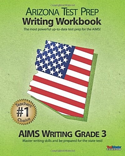 Arizona Test Prep Writing Workbook Aims Writing Grade 3 (Paperback)