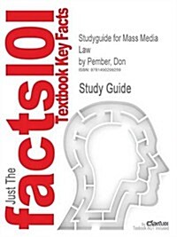 Studyguide for Mass Media Law by Pember, Don, ISBN 9780077861421 (Paperback)
