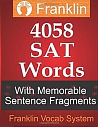 Franklin 4058 SAT Words with Memorable Sentence Fragments (Paperback)