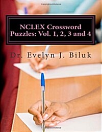 NCLEX Crossword Puzzles: Vol. 1, 2, 3 and 4 (Paperback)