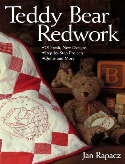 Teddy Bear Redwork (Paperback)