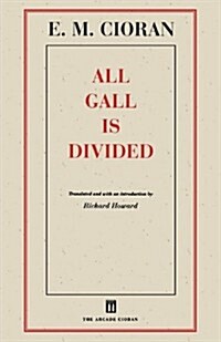 All Gall Is Divided (Paperback)