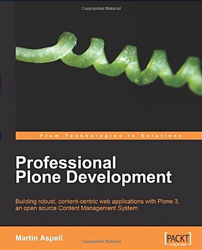 Professional Plone Development (Paperback)