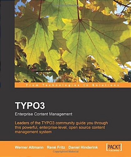 Typo3: Enterprise Content Management (Paperback)