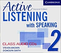 [중고] Active Listening with Speaking 2: Class Audio CDs (2nd Edition, CD 3장, 교재별매)
