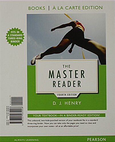 The Master Reader, Books a la Carte Edition Plus New Myreadinglab with Etext - Access Card Package (Hardcover, 4th)