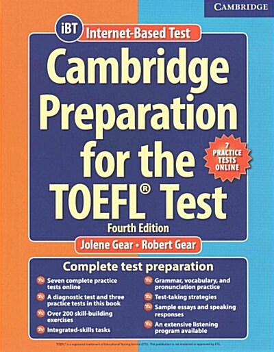 Cambridge Preparation for the TOEFL Test Book with Online Practice Tests and Audio CDs (8) Pack (Package, 4 Revised edition)