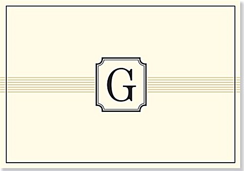 Note Card: G Monogram (Other)