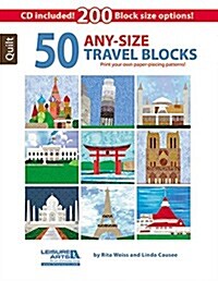 50 Any-Size Travel Blocks [With CDROM] (Paperback)