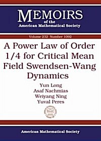 A Power Law of Order 1/4 for Critical Mean Field Swendsen-wang Dynamics (Paperback)