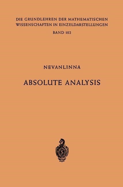 Absolute Analysis (Paperback)