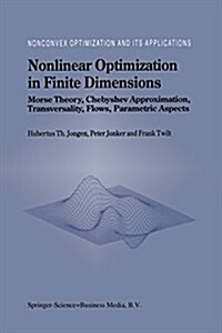 Nonlinear Optimization in Finite Dimensions: Morse Theory, Chebyshev Approximation, Transversality, Flows, Parametric Aspects (Paperback, 2000)