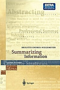 Summarizing Information: Including CD-ROM simsum, Simulation of Summarizing, for Macintosh and Windows (Paperback, Softcover Repri)