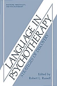Language in Psychotherapy: Strategies of Discovery (Paperback, Softcover Repri)
