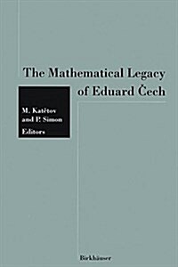 The Mathematical Legacy of Eduard Čech (Paperback, 1993)
