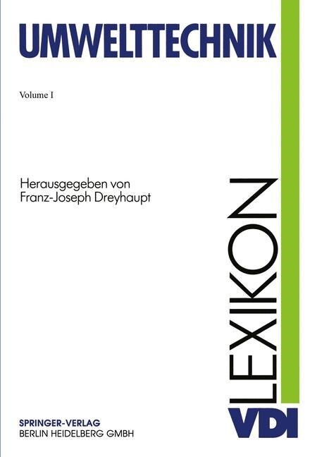 Vdi-lexikon Umwelttechnik (Paperback)
