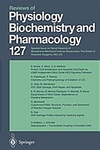 Reviews of Physiology, Biochemistry and Pharmacology: Volume: 127 (Paperback, Softcover Repri)