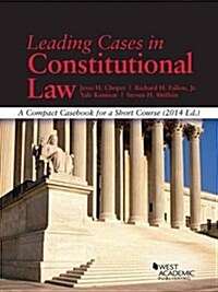 Leading Cases in Constitutional Law 2014 (Paperback)