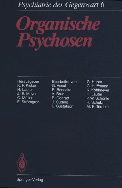 Organische Psychosen (Paperback, 3, 3. Aufl. 1988.)