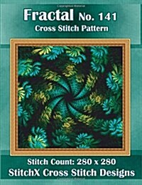 Fractal No. 141 Cross Stitch Pattern (Paperback)