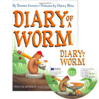 [베오영] Diary of a Worm (Hardcover + CD 1장) - 베스트셀링 오디오 영어동화