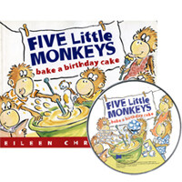 베오영 Five Little Monkeys Bake a Birthday Cake (원서 & CD) (Paperback) - 베스트셀링 오디오 영어동화