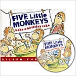 [중고] 베오영 Five Little Monkeys Bake a Birthday Cake (Paperback + CD)