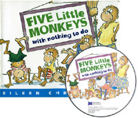 베오영 Five Little Monkeys with Nothing to Do (원서 & CD) (Paperback) - 베스트셀링 오디오 영어동화