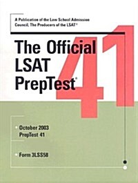 The Official LSAT PrepTest 41 (Official LSAT PrepTest) (Paperback, 0)