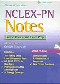 NCLEX-PN Notes: Course Review and Exam Prep (Spiral)