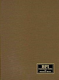 Bookmans Price Index: Cumulative Index, Volumes 86-91 (Hardcover)