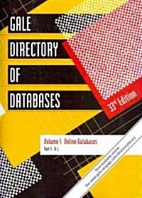 Gale Directory of Databases (Paperback, Pass Code, 33th)