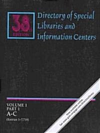 Directory of Special Libraries and Information Centers (Paperback, 38th)