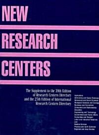 New Research Centers (Paperback, Supplement)