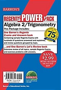 Barrons Regents Exams and Answers: Algebra 2/Trigonometry [With Lets Review: Algebra 2/Trigonometry] (Paperback)
