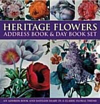 Heritage Flowers Address Book and Day Book Set (Hardcover)