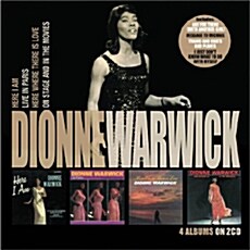 [수입] Dionne Warwick - Here I Am + Live In Paris / Here Where There Is Love + On Stage And In Movies [2CD Deluxe Edition]