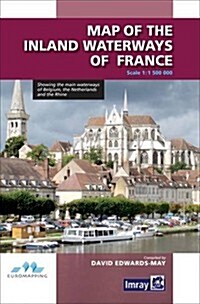 Map Inland Waterways of France (Sheet Map, folded, Revised ed)