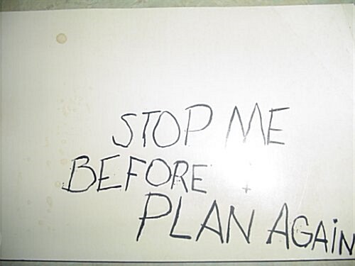 Stop Me Before I Plan Again (Paperback)