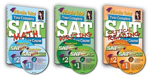 Private Tutor - MATH, WRITING & READING - 20 hour Interactive 2013 SAT Prep Course - DVDs & Books (Mass Market Paperback, 2013 Edition)