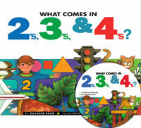 [베오영] What Comes in 2's, 3's, & 4's? (Paperback + CD 1장) - 베스트셀링 오디오 영어동화